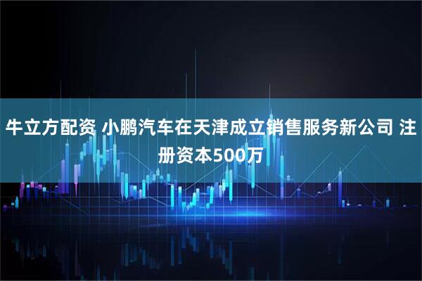 牛立方配资 小鹏汽车在天津成立销售服务新公司 注册资本500万