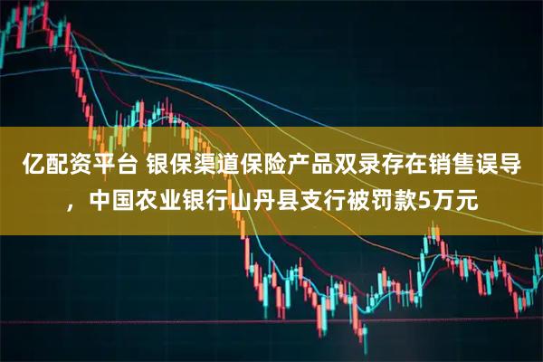 亿配资平台 银保渠道保险产品双录存在销售误导，中国农业银行山丹县支行被罚款5万元