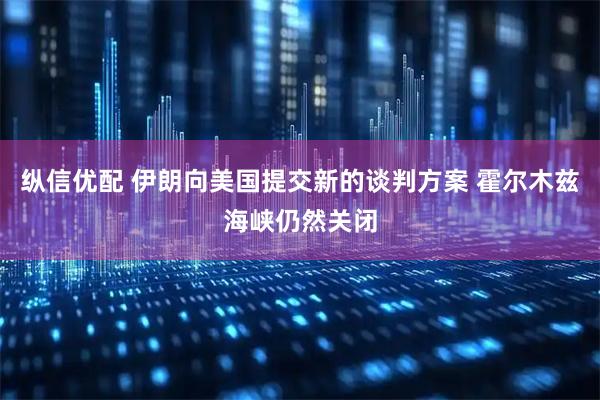 纵信优配 伊朗向美国提交新的谈判方案 霍尔木兹海峡仍然关闭
